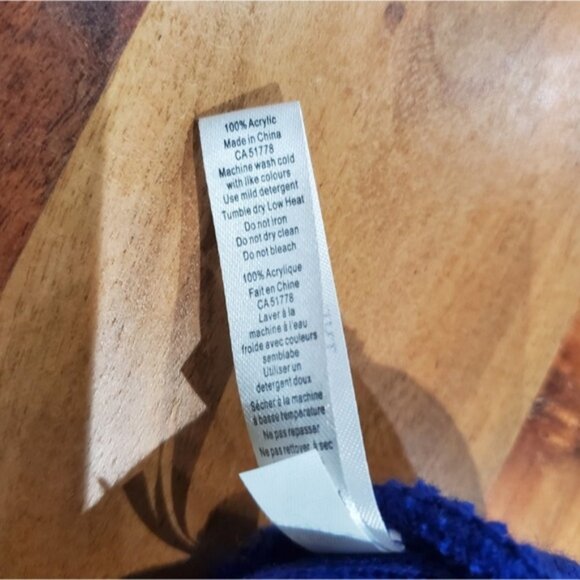 Toronto Maple Leafs Terrain Knit Solid Royal Cuff Knit Beanie Hat - Picture 3 of 9